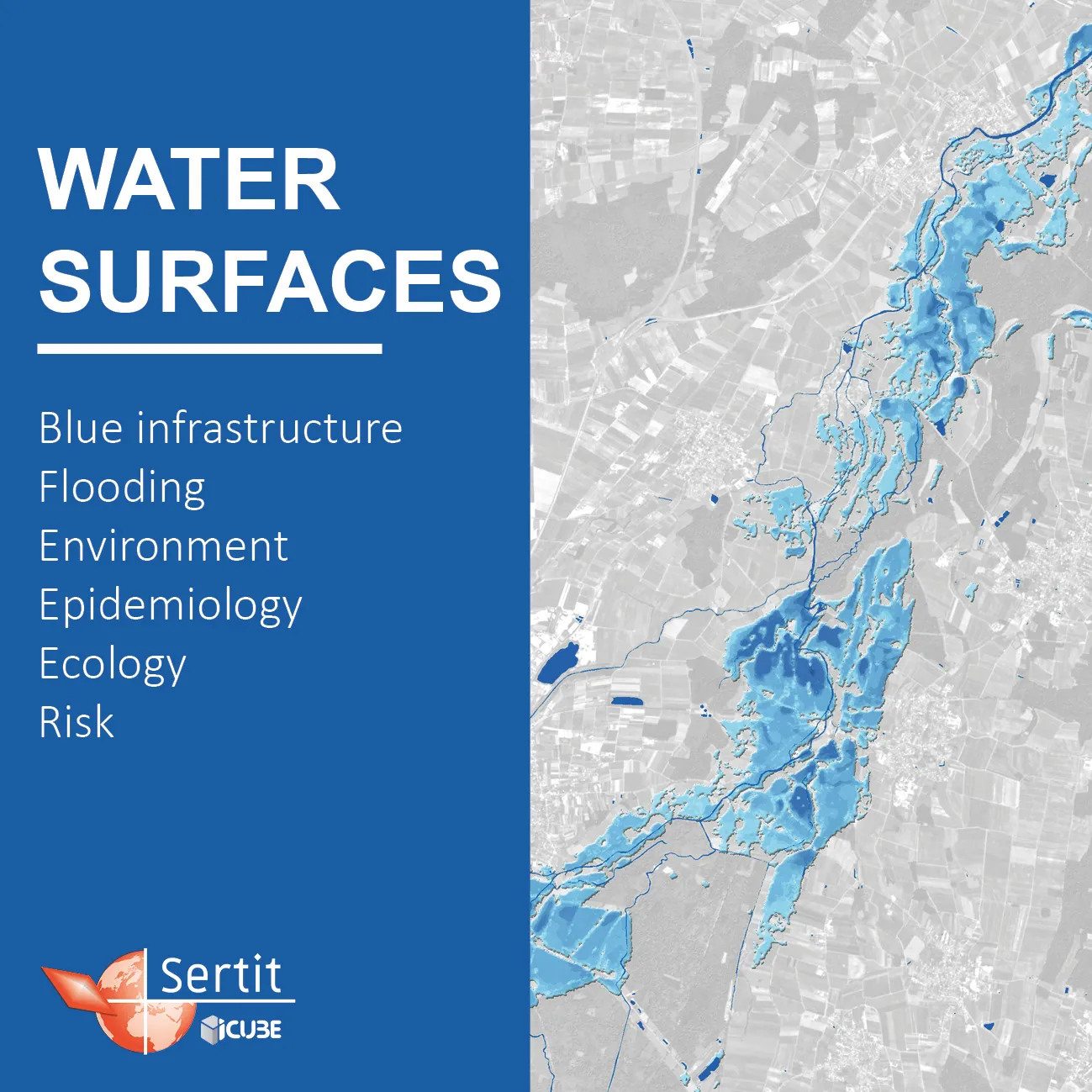 Water Surfaces: Blue infrastructure, Flooding, Environment, Epidemiology, Ecology, Risk