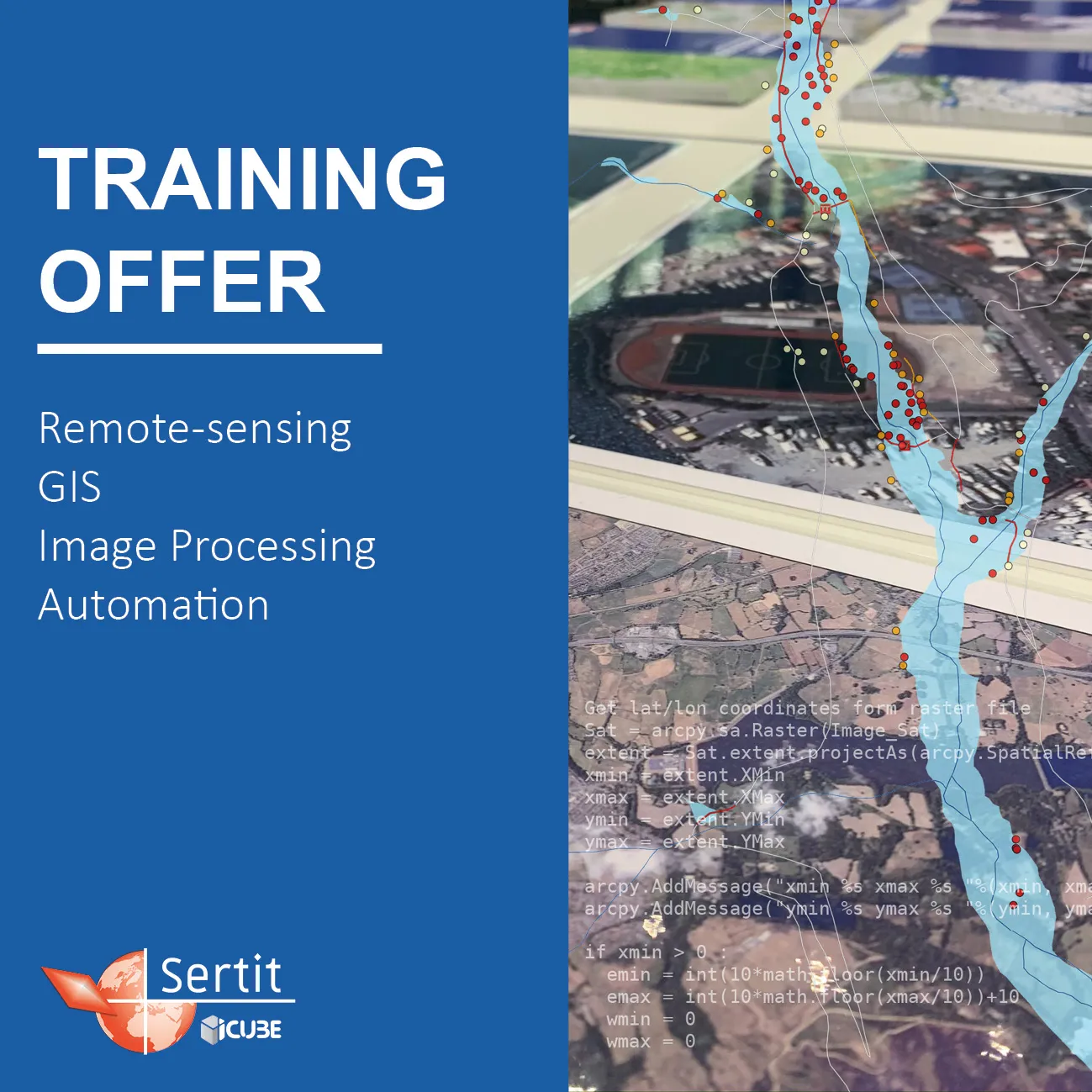Training Offer: Remote-sensing, GIS, Image Processing, Automation