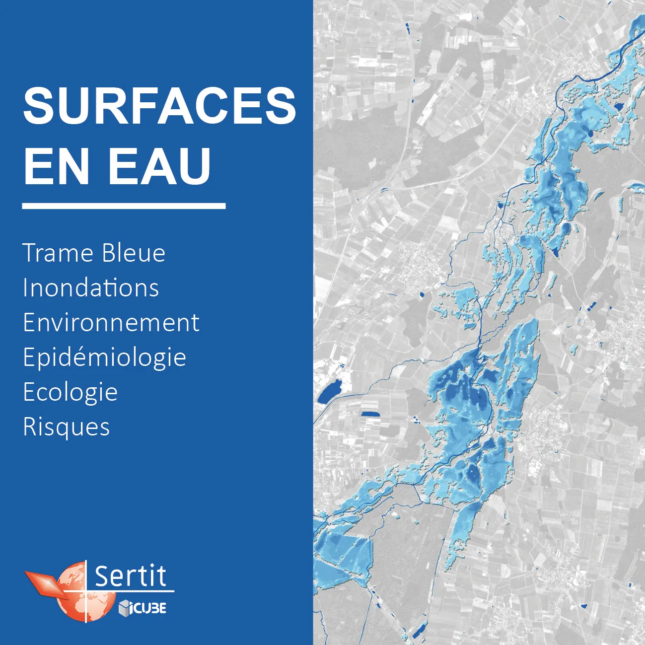 Surface en eau: Trame Bleue, Inondations, Environnement, Epidémiologie, Ecologie, Risques