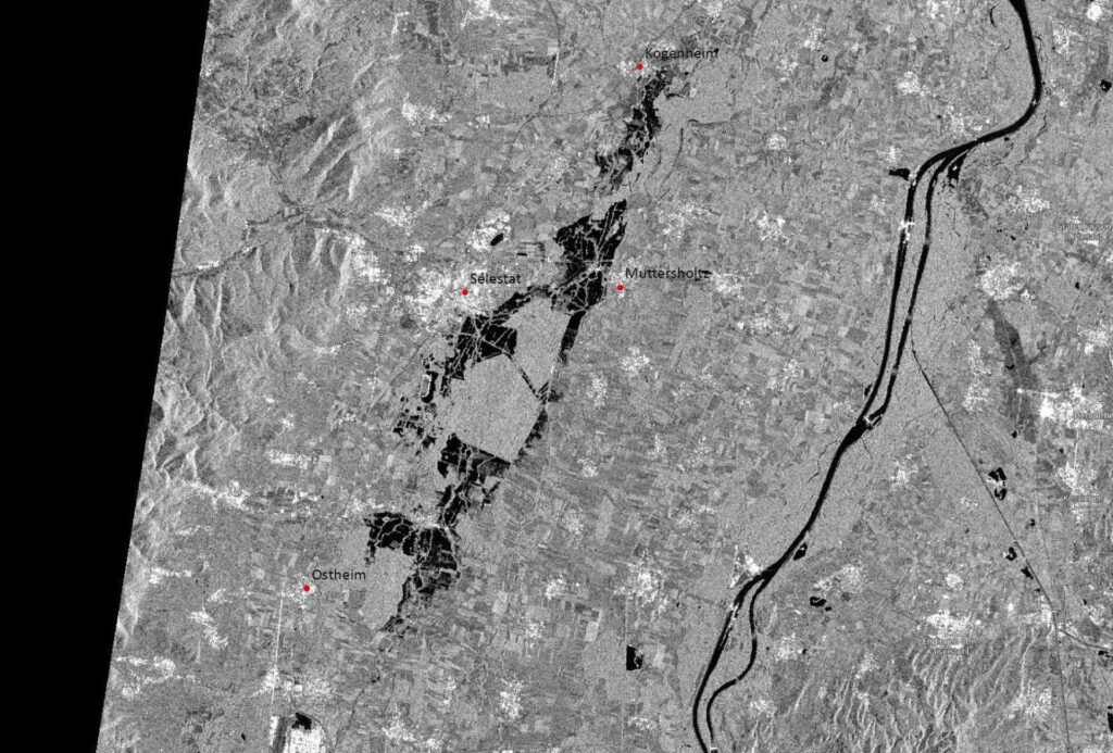 Inondation du Ried en Alsace - novembre 2023